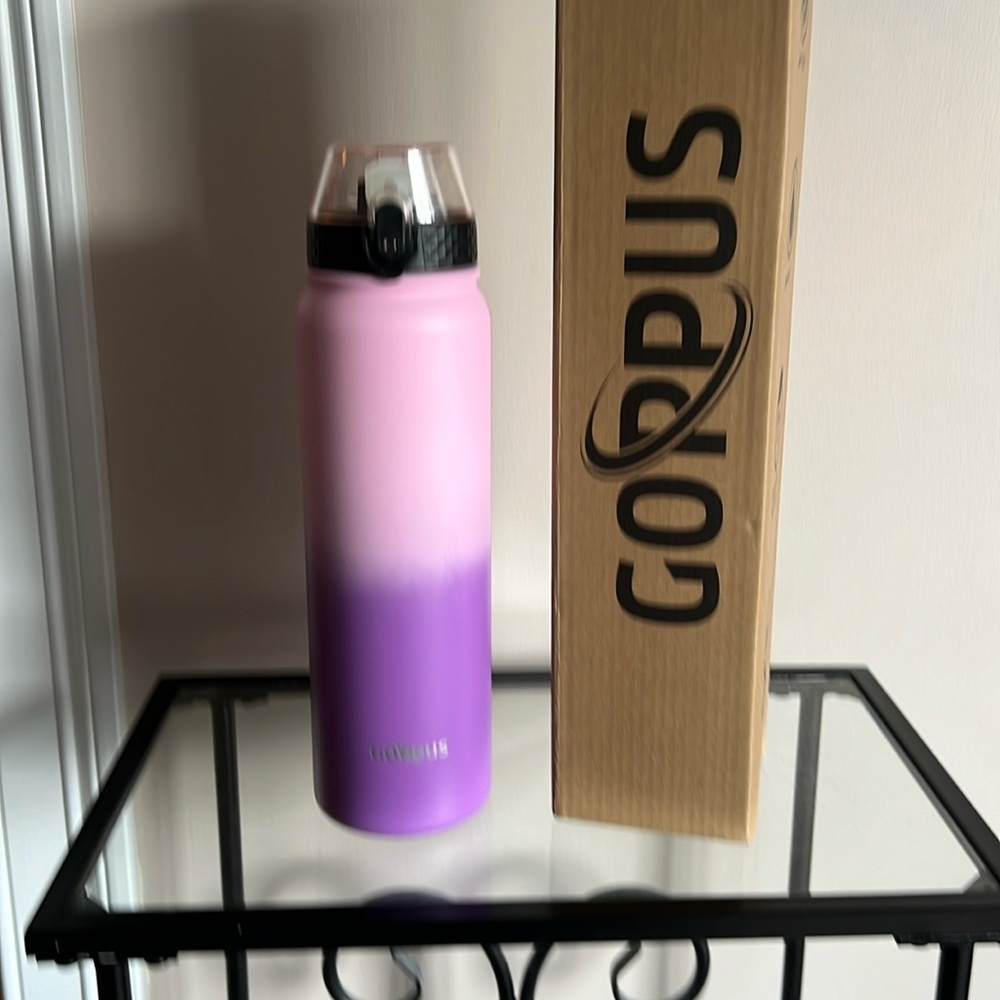Goppus 32 oz. (1 L) Double Wall Vacuum Insulated Water Bottle